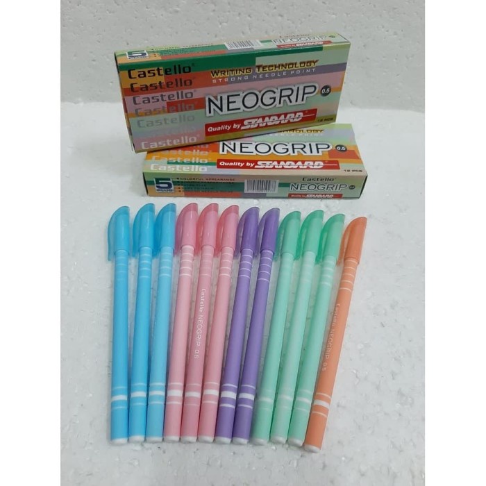 

Trend Pulpen Bolpen Bolpoint Standard Castello Neogrip #f@