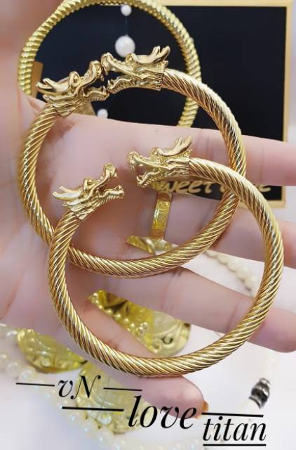 Gelang naga titanium 0219