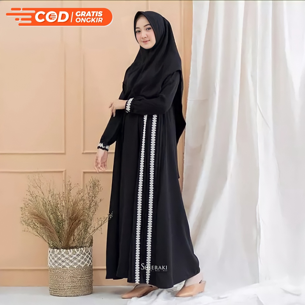 Gamis Syari Denada Toyobo Fodu Premium Size Jumbo XL XXL XXXL Untuk Busui