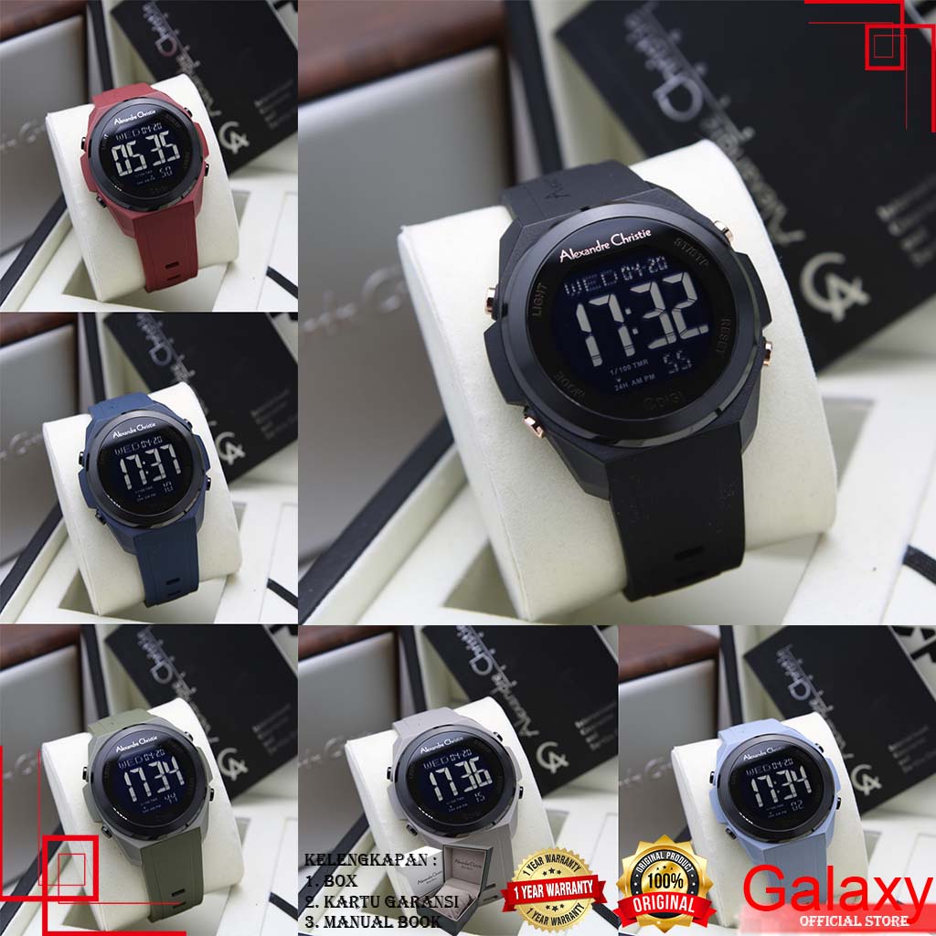 JAM TANGAN PRIA ALEXANDER CHRISTIE ORIGINAL UNISEX COCOK UNTUK PRIA DAN WANITA JAM TANGAN ALEXANDRE 