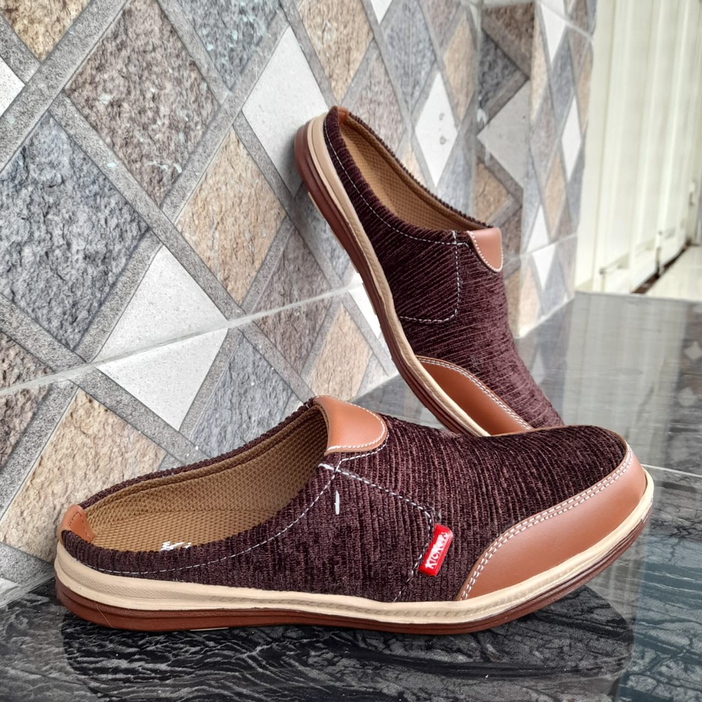 Sepatu Sandal Rajut Kulit JNC 12 model terbaru