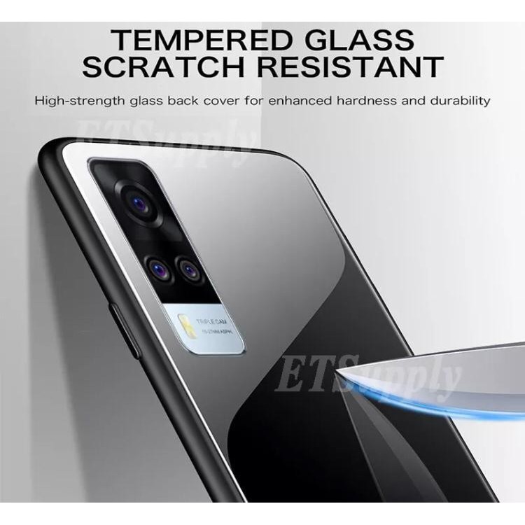 VIVO Y53s / Y51 2020 PREMIUM GLASS CASE SOFT COVER