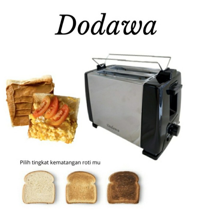 DODAWA DD-202 Pop Up Toaster / Alat Pemanggang Pembakar Pemanggang Bikin Roti Bakar Sandwich Maker