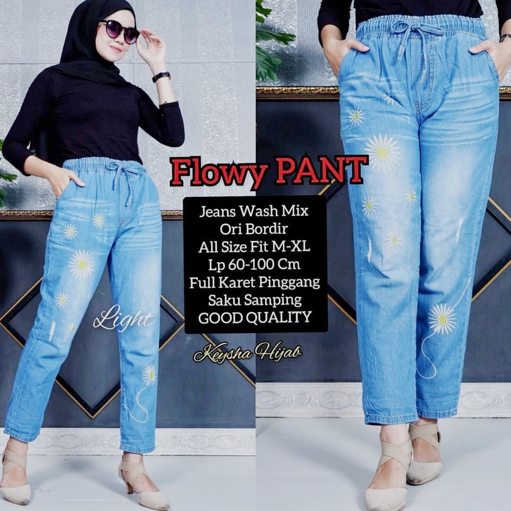 ASEA Baggy Pants - Celana Baggy Bordir