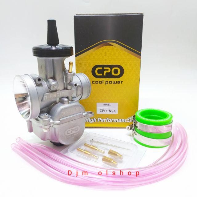 Karburator CPO N-Series Racing Airstrike PWK 24 - 26 - 28 - 30 Original-CPO-N 24MM SILVER