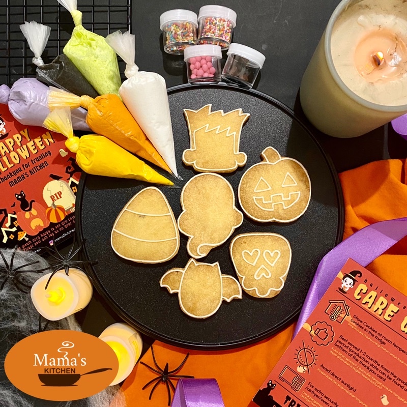 

DIY Classic Halloweem ( Kukis Halloween Collection) - Sugar Cookies / Decorated Cookies / Kukis Hias Cookies Character