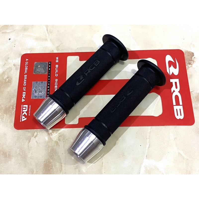 Handgrip RCB RACING BOY set bandul jalu stang sepasang kiri kanan universal semua motor