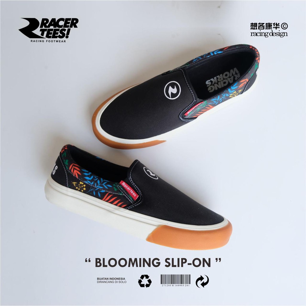 Racing Footwear Blooming Slip-on SEPATU RACERTEES ORIGINAL DISTRO
