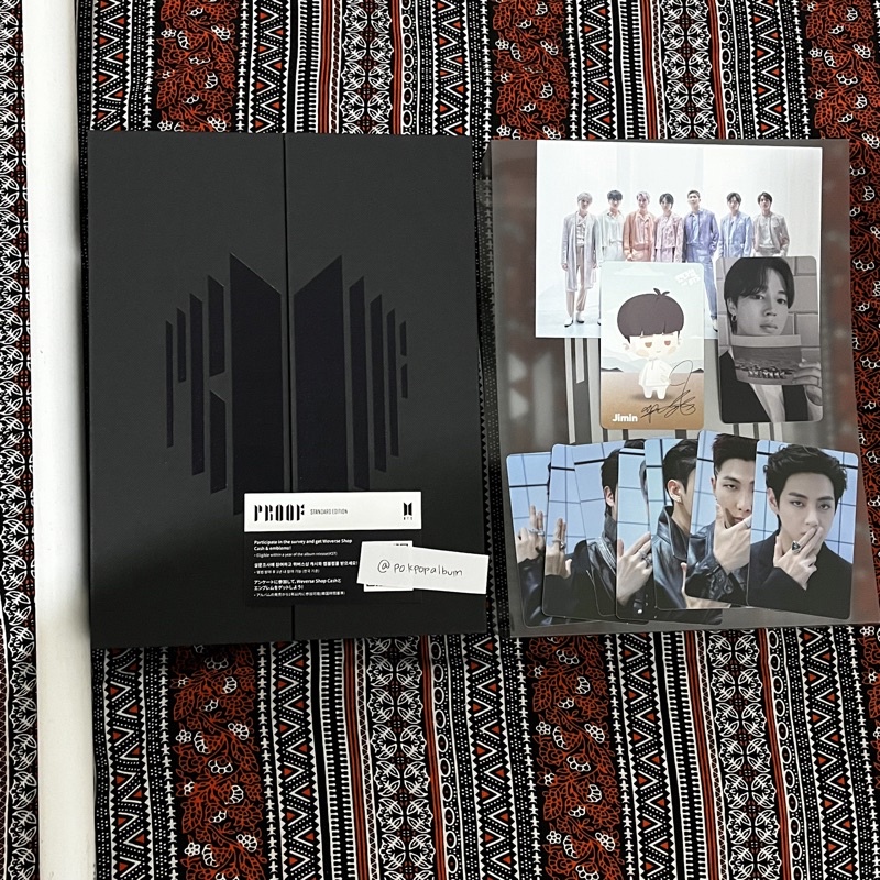 READY ALBUM PROOF STANDARD EDITION UNSEALED FULLSET (RPC JIMIN) + IN THE SEOM + POSTER
