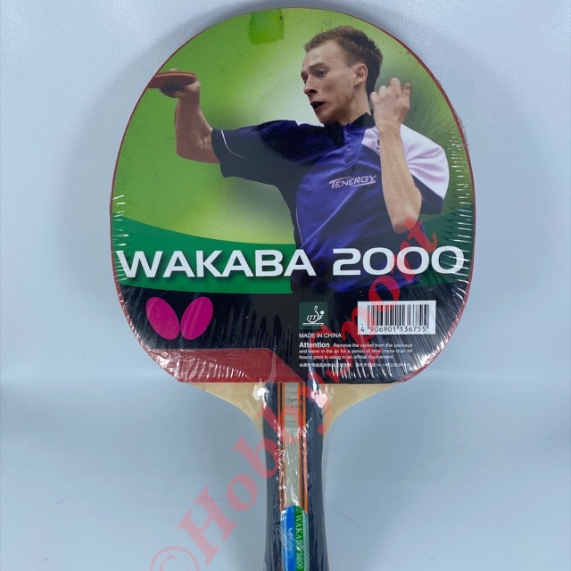 Bat Bet Bad Pingpong Butterfly Wakaba 2000 ITTF Original Tenis Meja