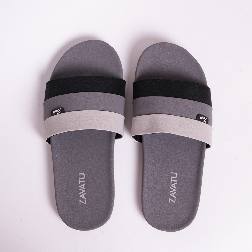 Sandal Pria Flat Slop Big Size 44 45 46 47 48 49 Sendal kasual Selop Ukuran Jumbo-Besar