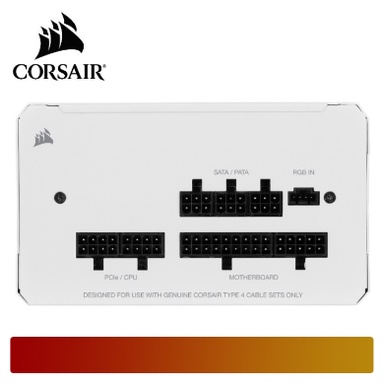 Corsair CX550F RGB White PSU 550W 80+ Bronze Full Modular