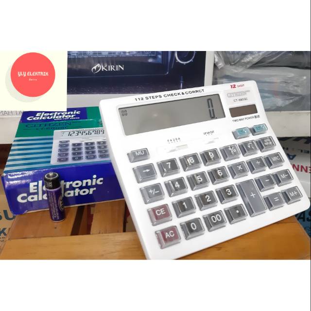 

ELECTRONIC CALCULATOR GLTHZEN CT-680GC