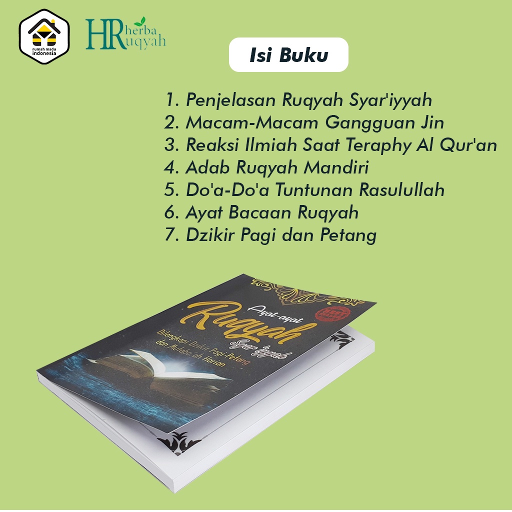 Buku Saku Ruqyah Jin Sihir Dan Terapinya | Buku Ruqyah | Buku Dzikir | Buku Agama Murah