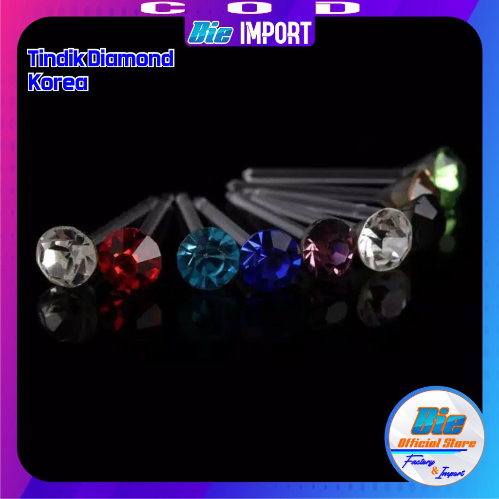 Tindik Diamond Korean Style Impor Best Seller