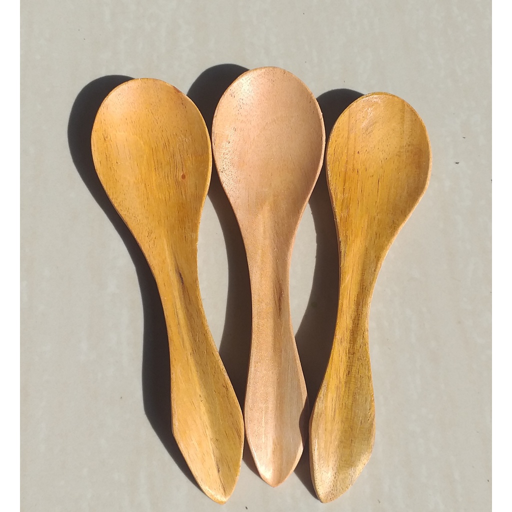 sendok bebek kayu mahoni