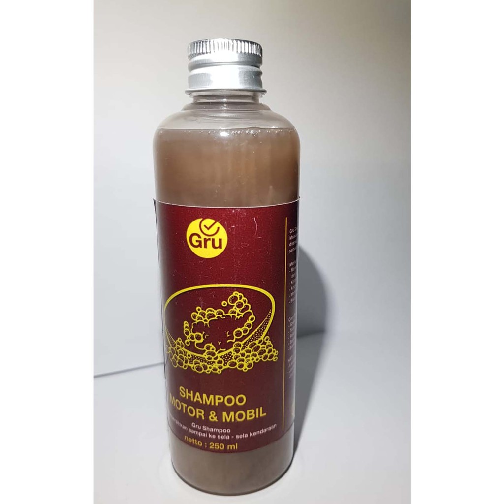 SHAMPO GRU MOBIL MOTOR GRU SHAMPOO Original PREMIUM/Shampo kendaraan Termurah COD