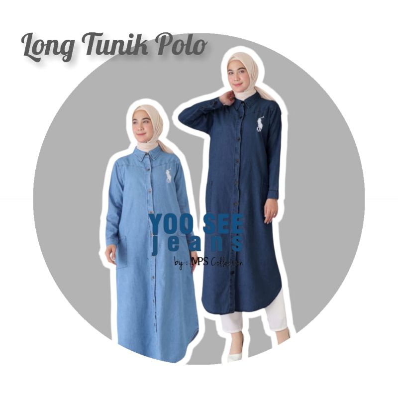 long tunik polo