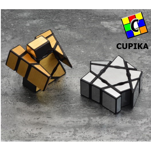 Rubik Yongjun Floppy Ghost 3x3x1 1x3x3 Silver magic cube qiyi Qy Moyu