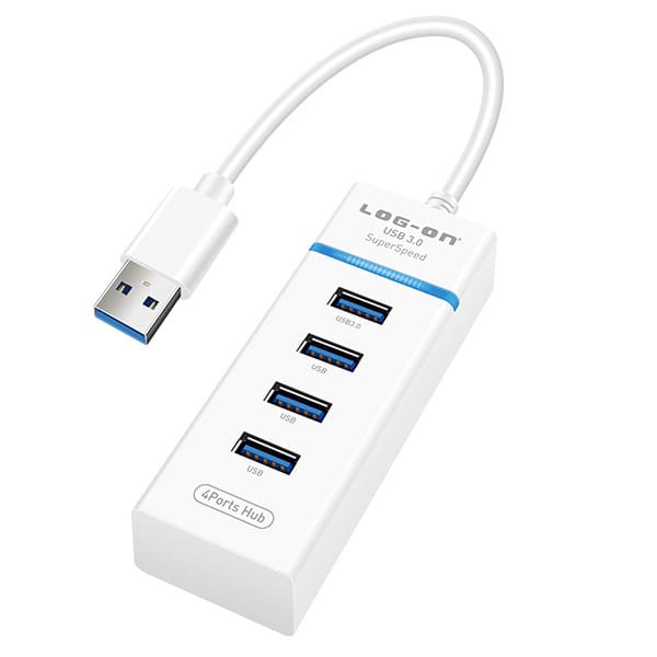 Log - on Hub03 Usb Hub 4 port 3.0 High Speed Transfreen Up to 5Gbps