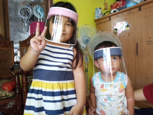 Face Shield Anak Bisa Dicuci Dan Dilipat, Pelindung Wajah Anak, Pelindung Muka Anak, Bahan Lembut