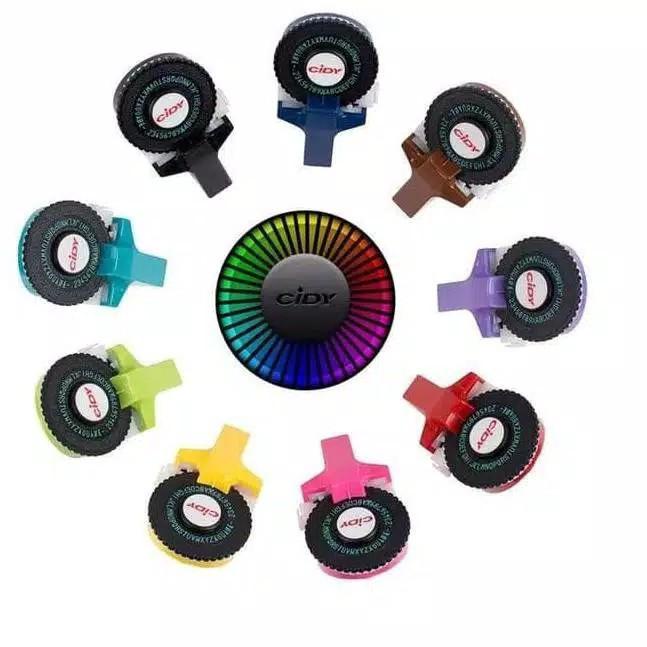 

Stiker / Label / Cidy Dymo Label Maker Emboss 3D Embossing Dapur - Merah