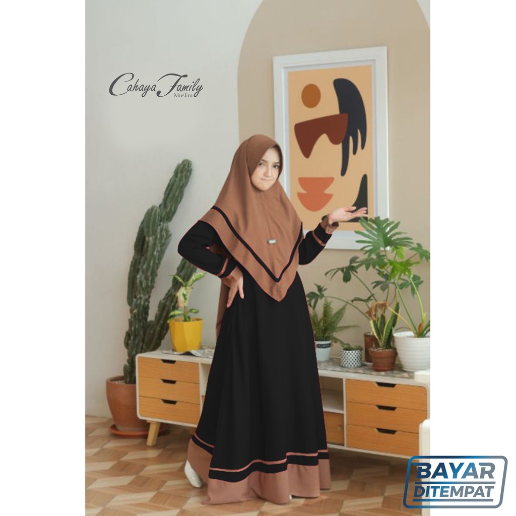 Baju muslim anak Gamis DRESS Anak Syari Tanggung / Gamis Syari Anak MIX WARNA 12-18 THN SMP SMA