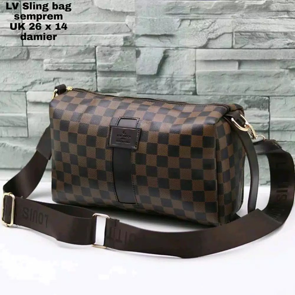 (02.02 COD) Tas wanita selempang VL Tabung SlingBag impor Batam Ftbs