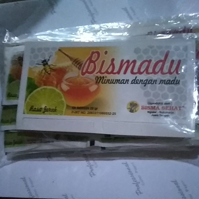 

madu renteng Bismadu isi 20 sachet