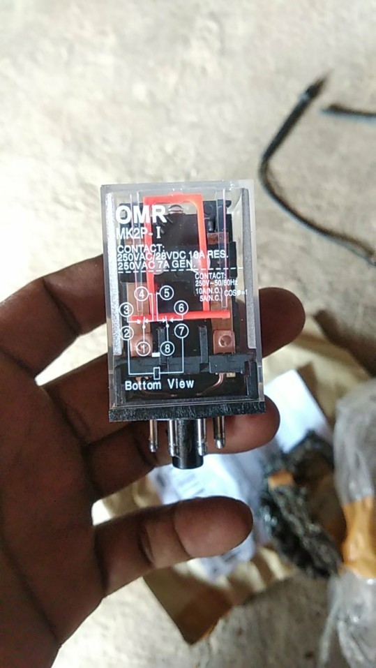 Dijual Relay Omron Omr 8kaki 8 Kaki 8pin 8 Pin / Socket Bulat Ac 220v 220 V