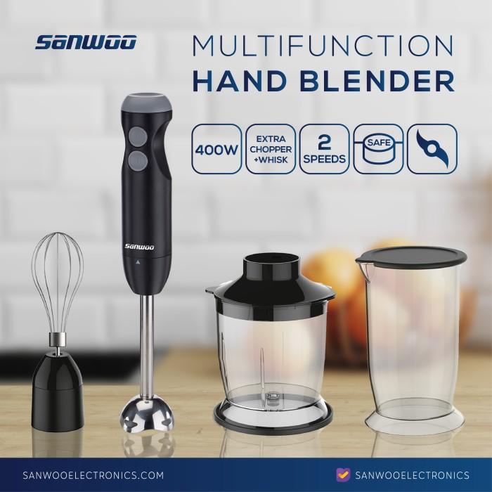 Blender | Sanwoo Hand Blender Set Mhb-400 Kualitas Terbaik