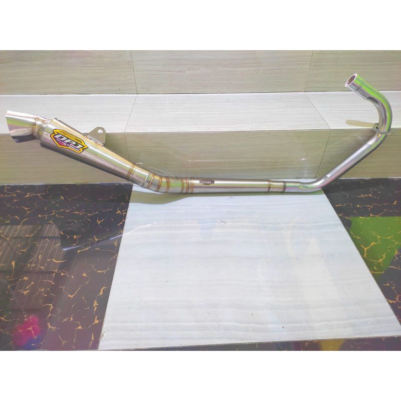 Full set Knalpot motor racing jiksaw segienam dpj laser