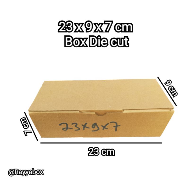 

Kardus murah/Box packing/kardus polos/kardus kotak Ukuran 23x9x7 cm Box Die cut