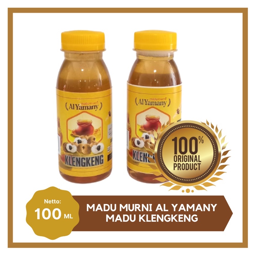 

MADU KLENGKENG ASLI MADU KELENGKENG MADU MURNI AL YAMANY KLENGKENG 100 ML MADU KEMASAN KECIL