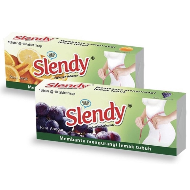 Slendy pelangsing strip 10 pcs ( permen pelangsing mengurangi lemak tubuh )