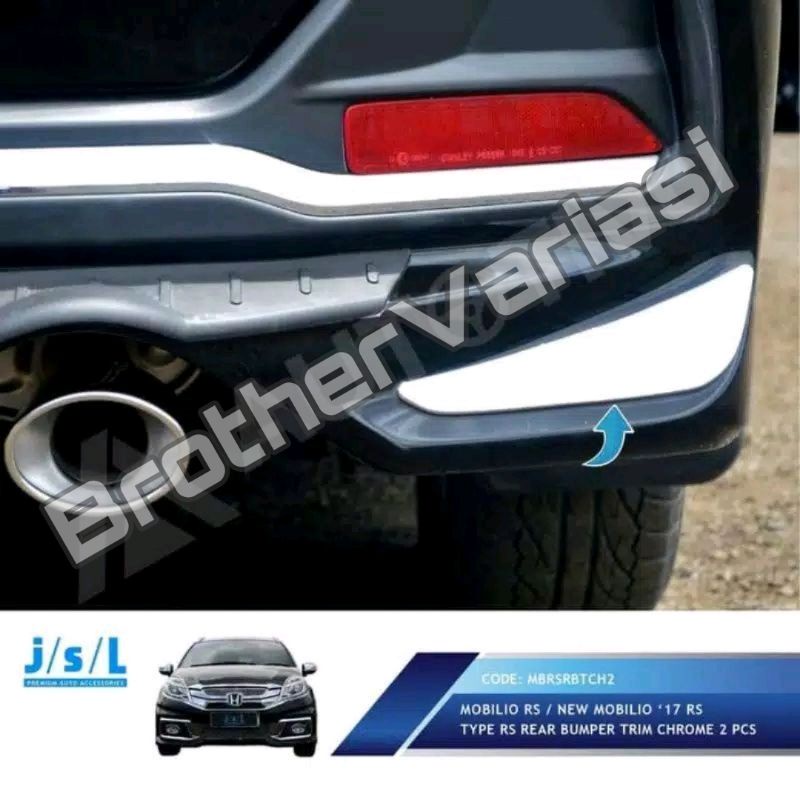 List bumper belakang Mobilio RS new Mobilio2017 RS JSL