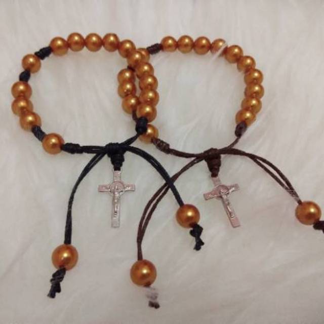 Gelang Rosario Tali Manik Gold