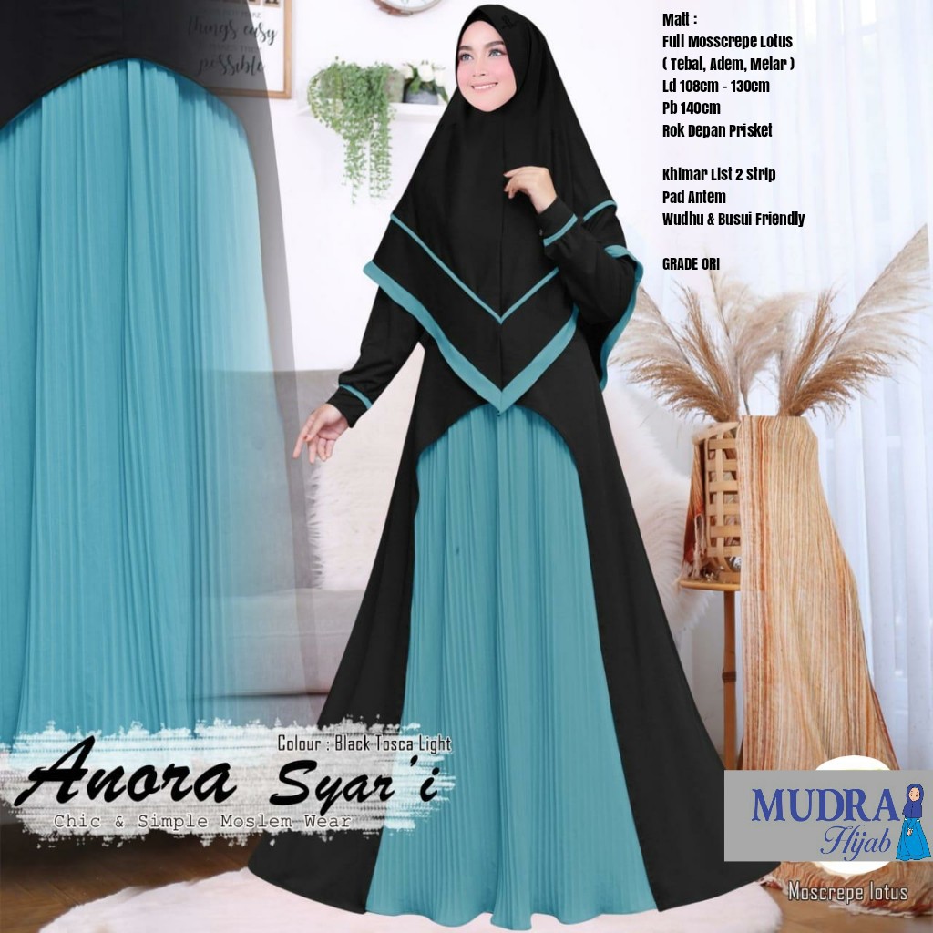 [KEJORA] Anora Syar'i by Mudra Hijab