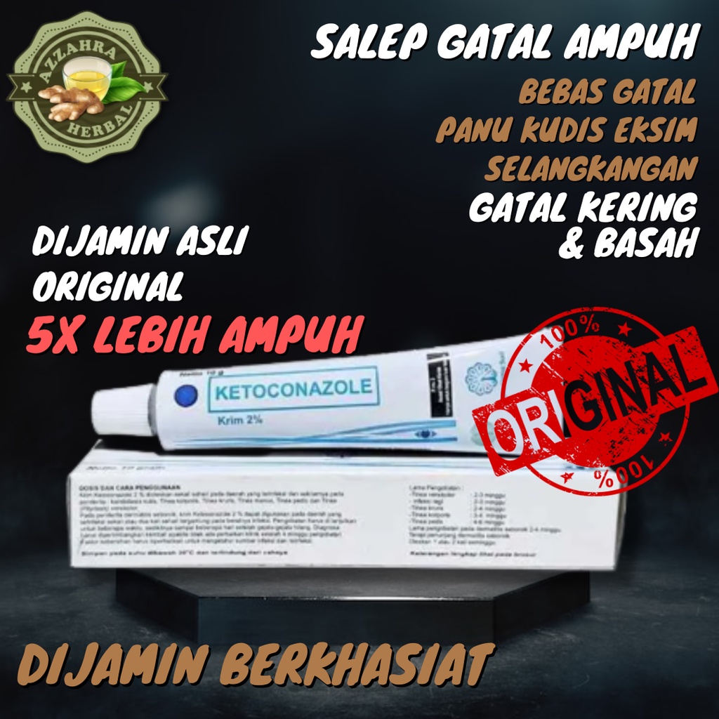 SALEP EKSIM MURNI / Salep Obat Gatal Jamur Selangkangan Eksim Jerawat / Salep Panu Kurap Kudis Alergi