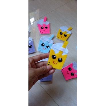 Amplop Lebaran Amplop Boba Angpao Flanel isi 1 pak 10 pcs