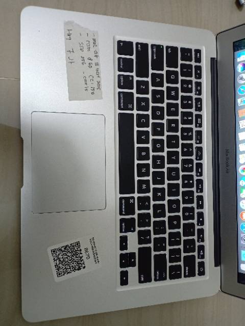 PROMO ..MICBOOK AIR 13 INCH 2015 ..INTEL CORE I5 ..RAM 8GB ..SSD 256