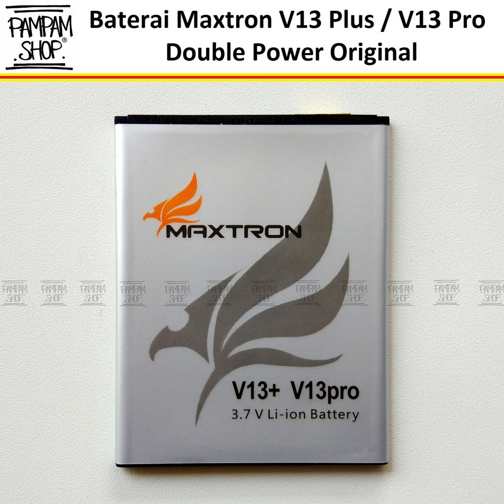 Baterai Maxtron V13+ V13 PLUS V13 PRO Double Power Batre Batrai Battery HP V 13 Handphone