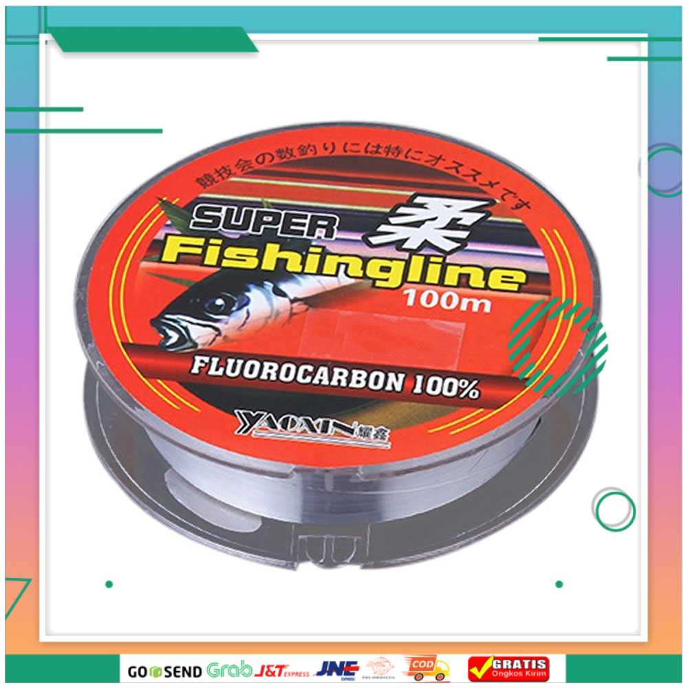 (BISA COD) FTIHSHPYAOXIN Super Fishingline Senar Tali Pancing Fluorocarbon - OY0068