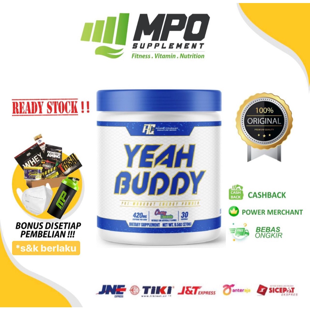 Ronnie Coleman Yeah Buddy (30 servings) ORIGINAL Preworkout PWO RonnieColeman RC Yeah Buddy Ronnie C