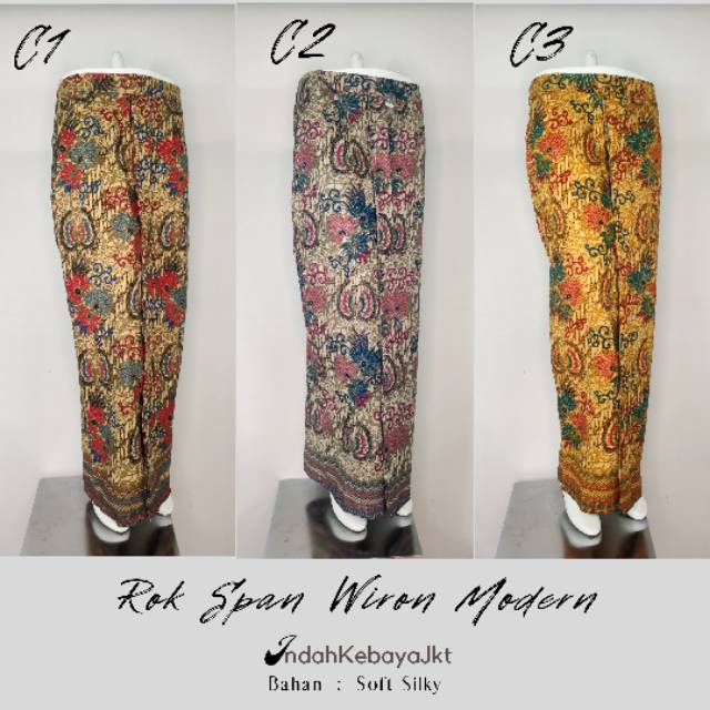 Rok Span Wiron Wiru Panjang Batik Murah Bawahan Grosir 