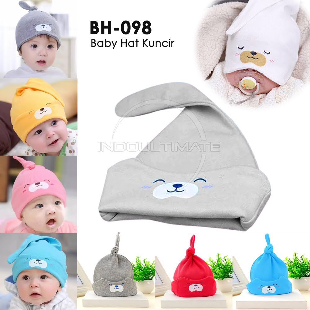 Topi Anak Baby Hat New Born Pelindung Kepala Bayi Perlengkapan Bayi Perlengkapan Anak  BH-098