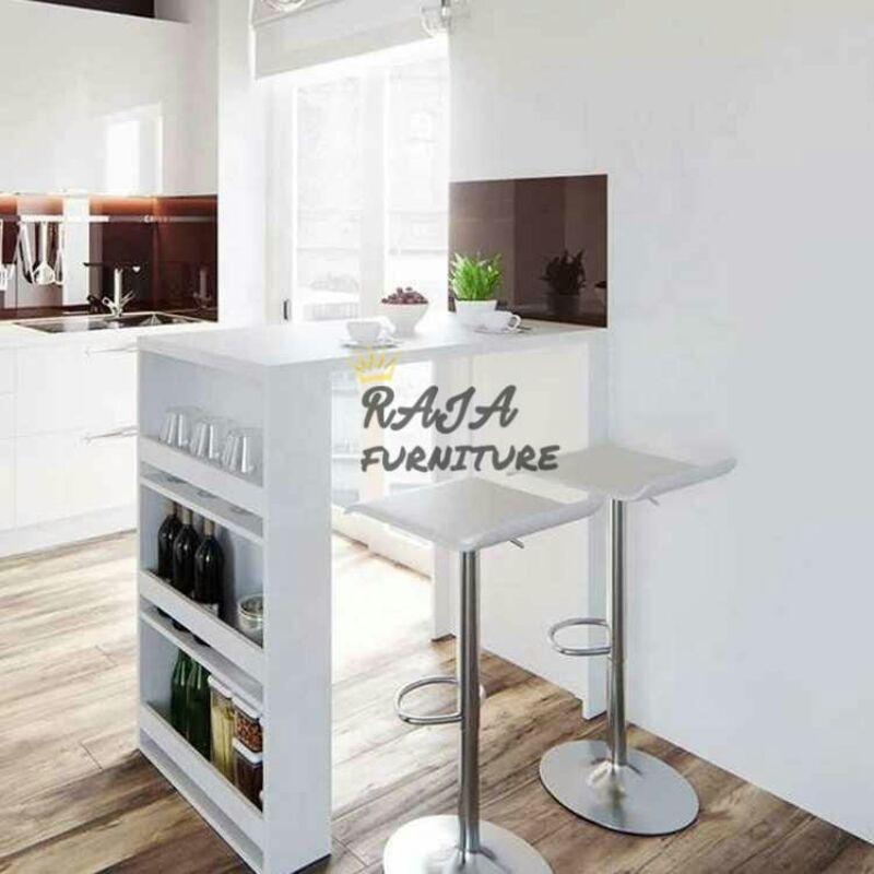 KUSRI MINI BAR KAFE BANGKU BAR TINGGI BARSTOOL KURSI CAFE HIDROLIK KURSI MAKAN KURSI PUTAR-5