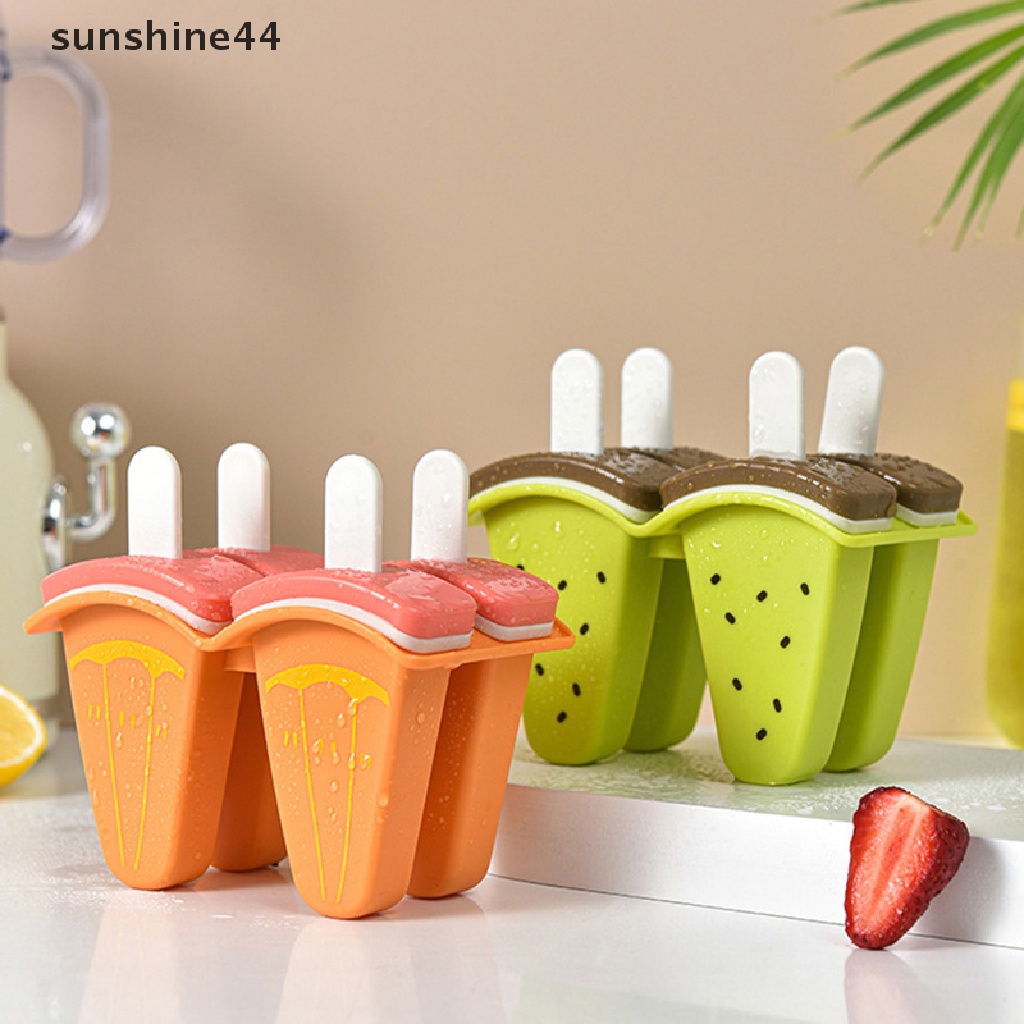 Sunshine Cetakan Es Krim Popsicle Homemade DIY Bentuk Semangka