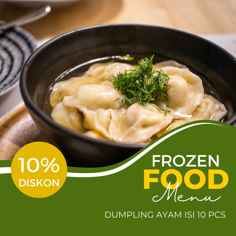 

Dumpling / Gyoza Ayam Frozen Arshaka Food isi 10 pcs