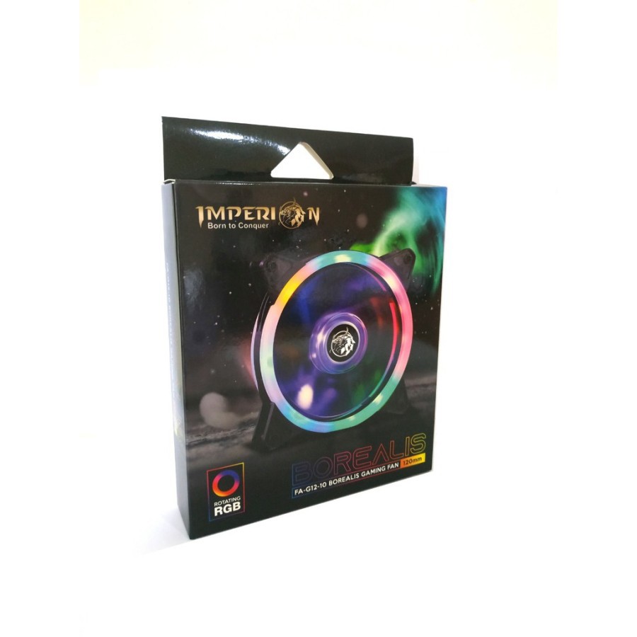 Fan Casing 12Cm IMPERION BOREALIS FA-G12 Rotating RGB